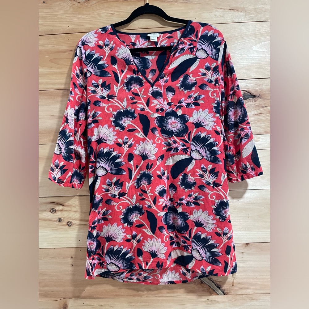 J. Crew Tunic Style Swimsuit Cover Up Size S